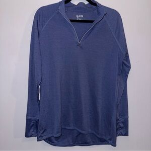 BAW extreme-tek Long Sleeve quarter zip ladies size XL